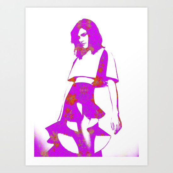 Ruffle Art Print