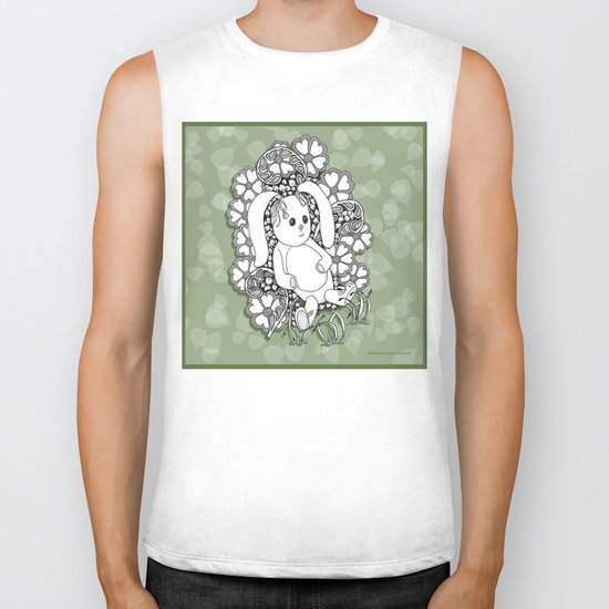 Beloved Bunny for Children Biker Tank