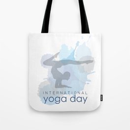 International yoga day workout  Tote Bag