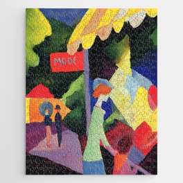August Macke "Modefenster (Fashion window)" Jigsaw Puzzle