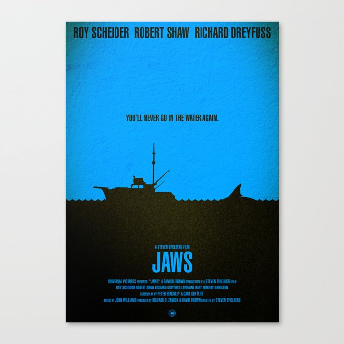 Jaws Canvas Print