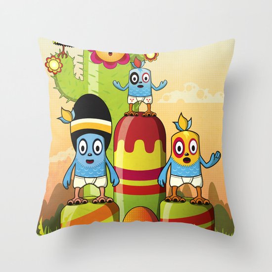 We are family Throw Pillow