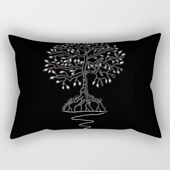 Tree of Life Light Rectangular Pillow