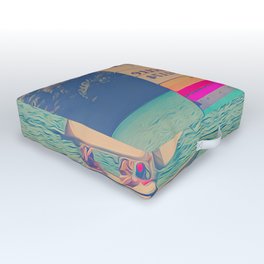 91174 Outdoor Floor Cushion | Holiday, Motorboat, Summer, Pinklovers, Sport, Sailboat, Sail, River, Vivid, Graphicdesign 