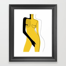 Mustard Yourself Framed Art Print