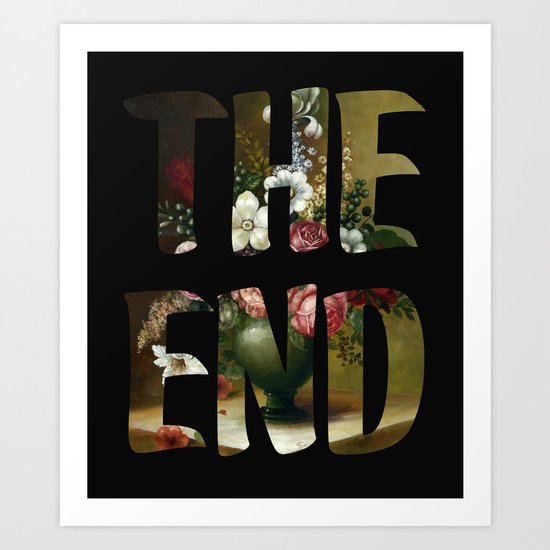 The END Art Print