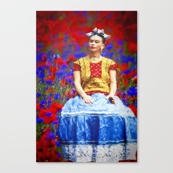 FRIDA dreaming away Canvas Print