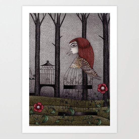 Jorinda and Joringel (2) Art Print
