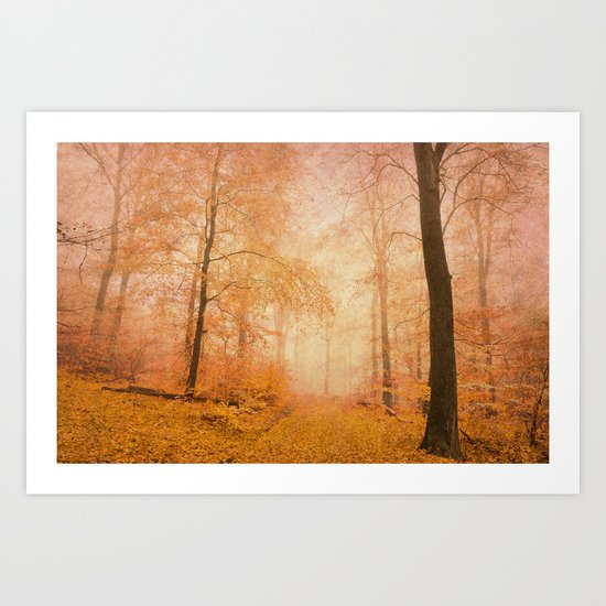 misty pathway Art Print
