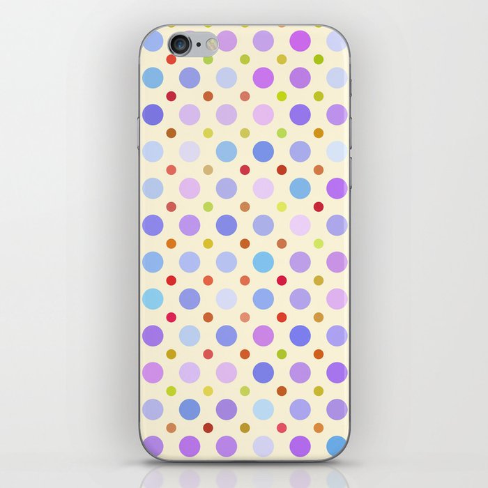 Colorful Polka Dots iPhone Skin
