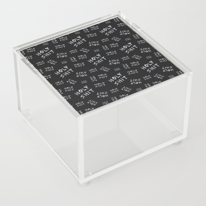 Holy shit written duct tape Acrylic Box