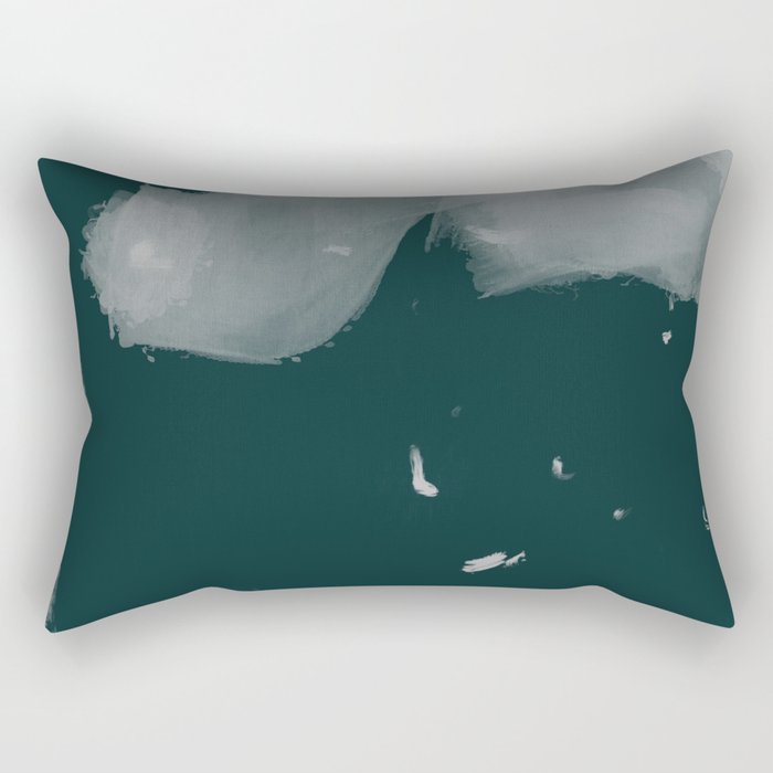 The Life of a Painting 2 - Abstract, Modern, Minimal Art Rectangular Pillow