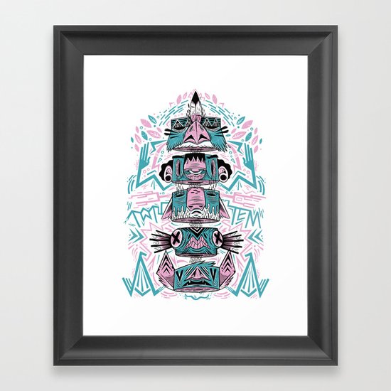 Toto-Tem Framed Art Print