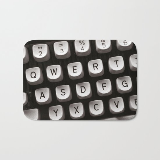 OLD TYPEWRITER Bath Mat