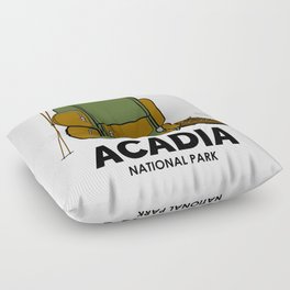 Acadia National Park Backpack Floor Pillow