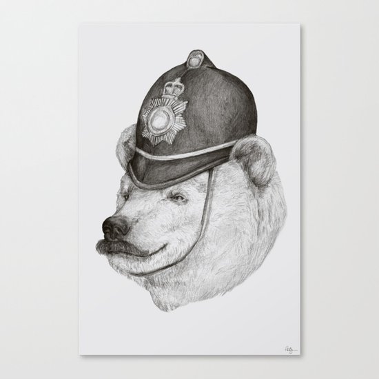 Bearly Legal Canvas Print
