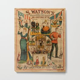 Watson’s Living Curiosities Museum Metal Print