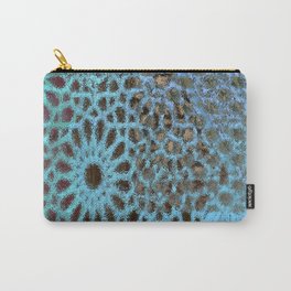 Moroccan Blue Stained Glass effect Carry-All Pouch