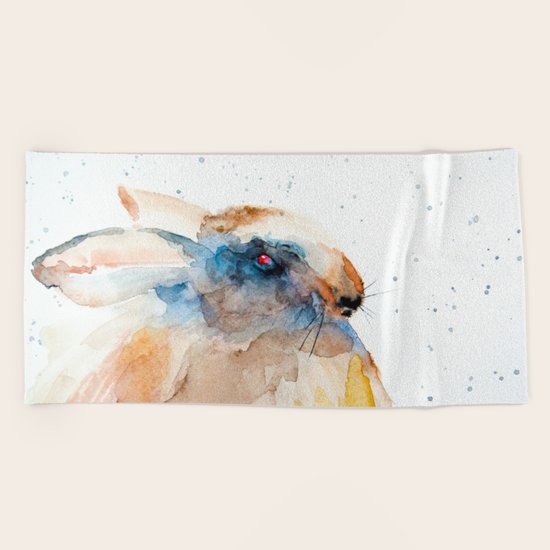 Rabbit Beach Towel
