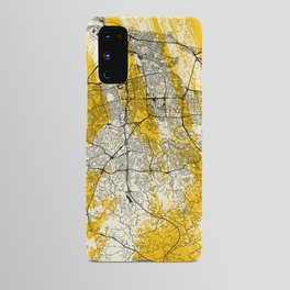 San Juan, USA - City Map Painting - Yellow Android Case