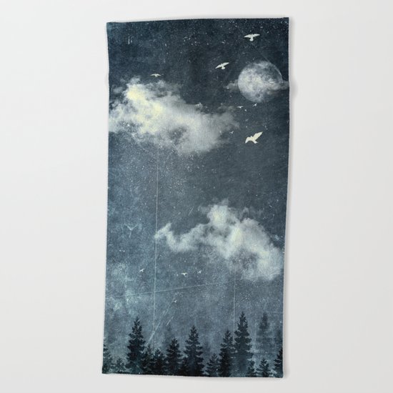 The cloud stealers Beach Towel