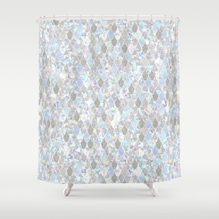 Holographic Mermaid Shower Curtain By Szibrown