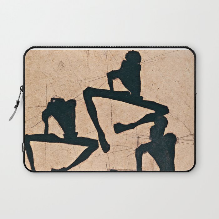 Egon Schiele  -  Composition With Three Male Nudes Laptop Sleeve