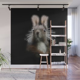 Spiked Red Squirrel Wall Mural