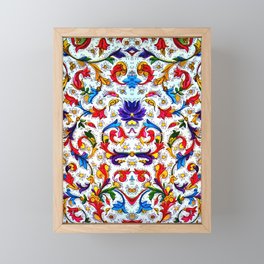 Decorative Pattern Framed Mini Art Print