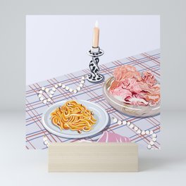 Spaghetti Marinara Mini Art Print