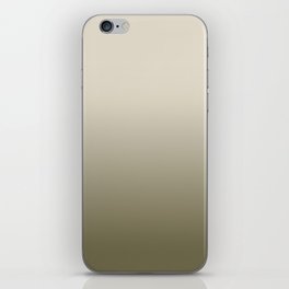 OMBRE DUSTY OLIVE GREEN  iPhone Skin