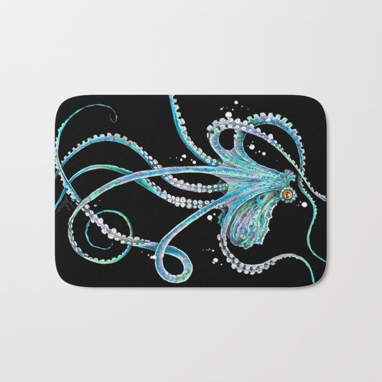 Drunk Octopus Bath Mat