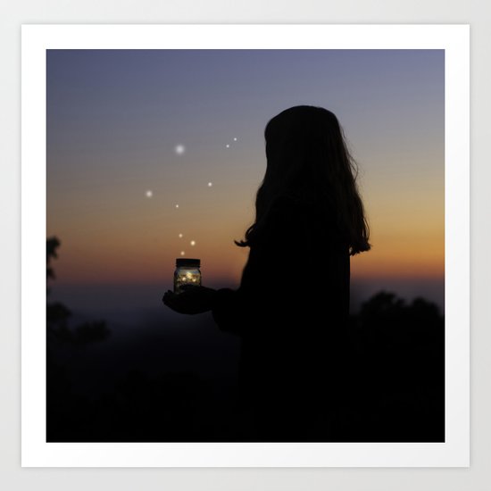 Fireflies Art Print