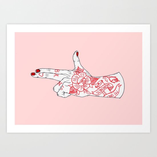 Bang Bang Art Print