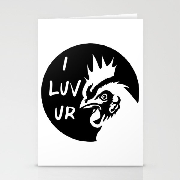 Adult humor sexy naughty love statement - I love your Cock  Stationery Cards