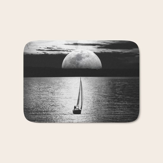 Moon Bath Mat