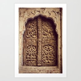 Doors Of Rajasthan 3 Art Print