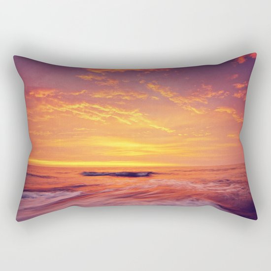 Endless Ocean Contains Everything. Rectangular Pillow