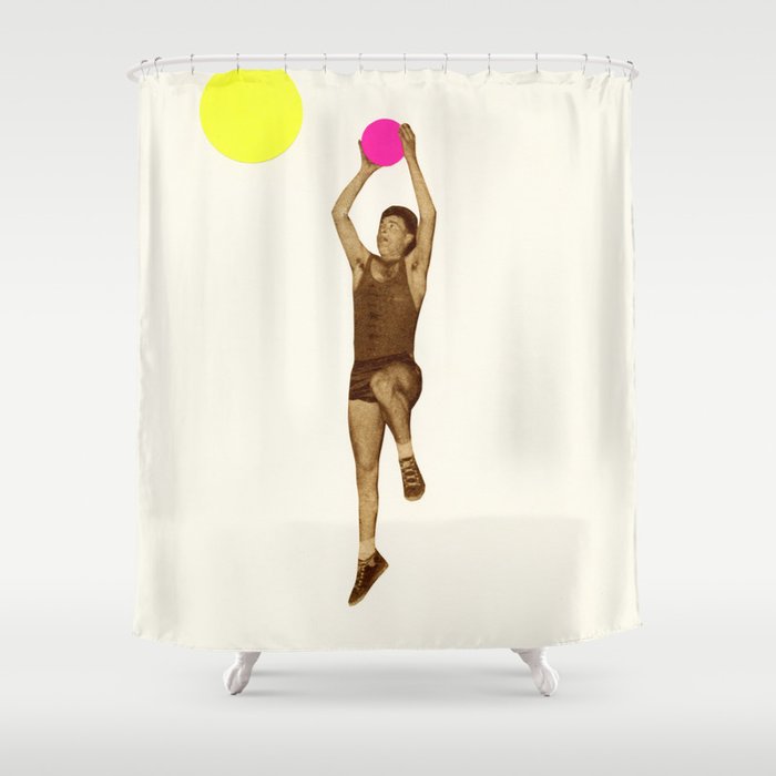 Basketball Shower Curtain