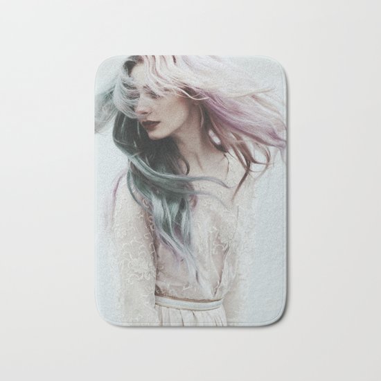 Pink wind Bath Mat