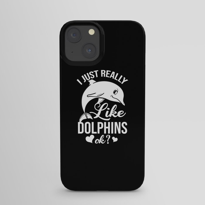Dolphin Trainer Animal Lover Funny Cute iPhone Case