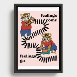Tiger Feelings Framed Canvas