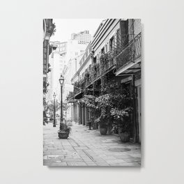 New Orleans Exchange Place Metal Print | Louisiana, Travel, Exchangealley, Photo, Frenchquarter, Digital, Exchangeplace, Black And White, Nola, Alley 