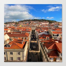 Amazing view of Lisbon, Portugal Canvas Print
