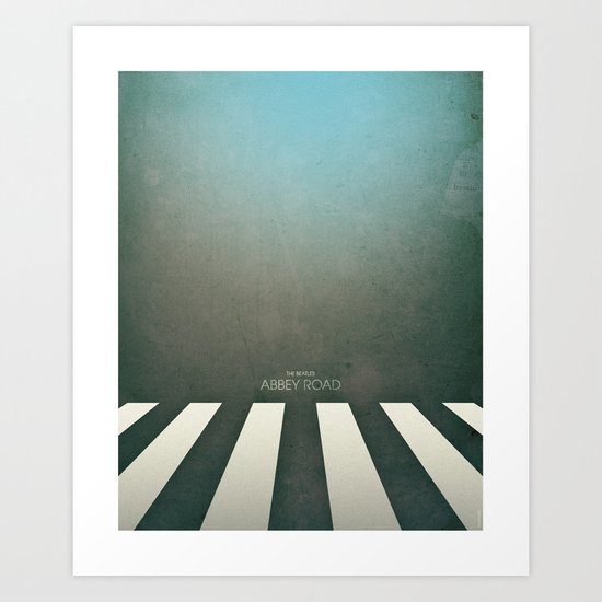 Smooth Minimal - Abbey road Art Print