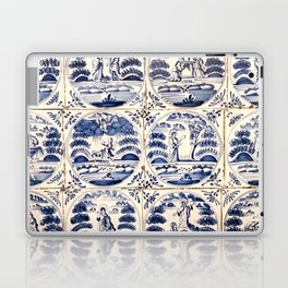 Dutch Delft Blue Tiles Laptop Skin