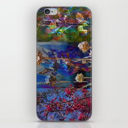 Spring Returns With Persephone Garden Collage iPhone Skin