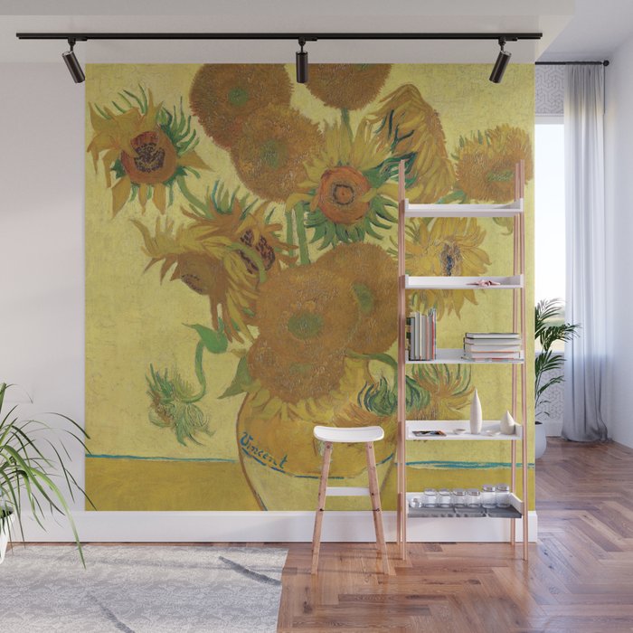 Sunflower, Vincent Van Gogh, Vintage Wall Mural