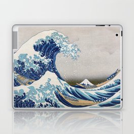Under the Wave off Kanagawa - The Great Wave - Katsushika Hokusai Laptop Skin