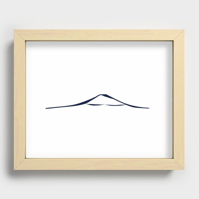 Mt Fuji Recessed Framed Print